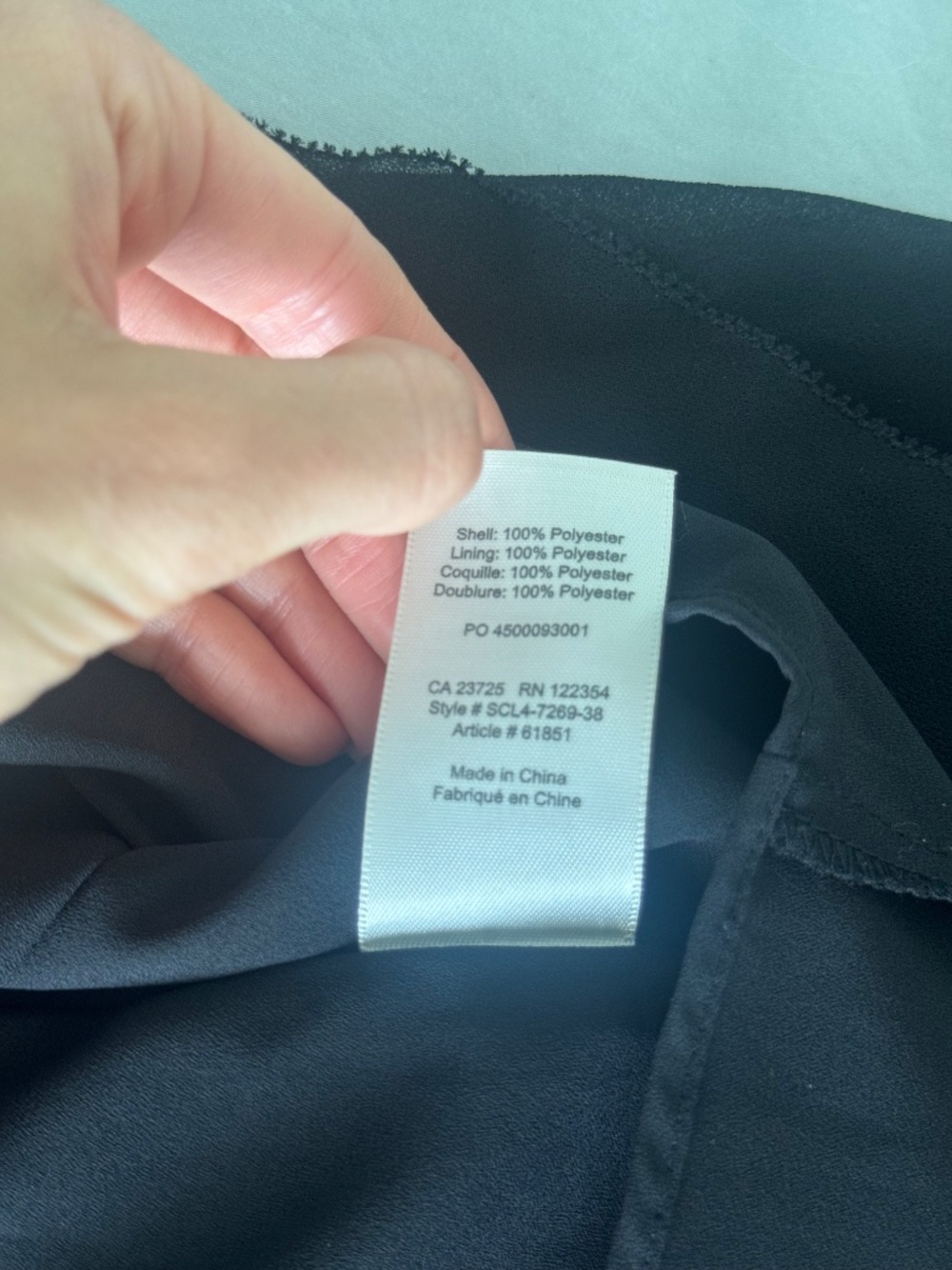 Aritzia Wilfred twirl skirt black PREOWNED/USED - Picture 6 of 7